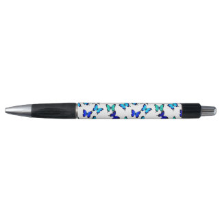 Tropical Blue Green Butterflies Pen