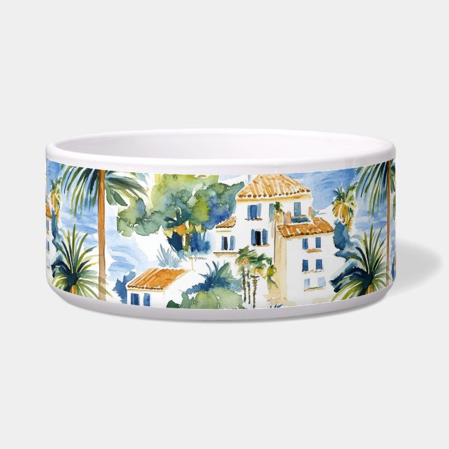 Tropical Blue Mediterranean   Bowl (Front)