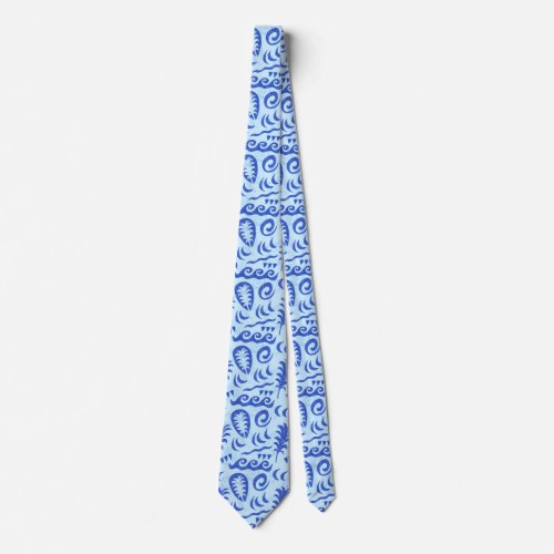 Tropical Blue Neck Tie