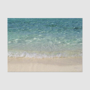 Tropical Blue Ocean Water 1 Tissue Paper