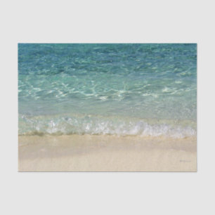 Tropical Blue Ocean Water 2 Tissue Paper