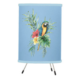 Tropical Blue Parrot Tripod Lamp