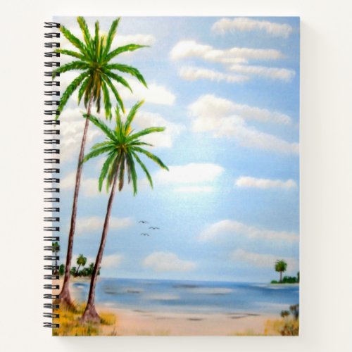 Tropical Blue Sky Notebook