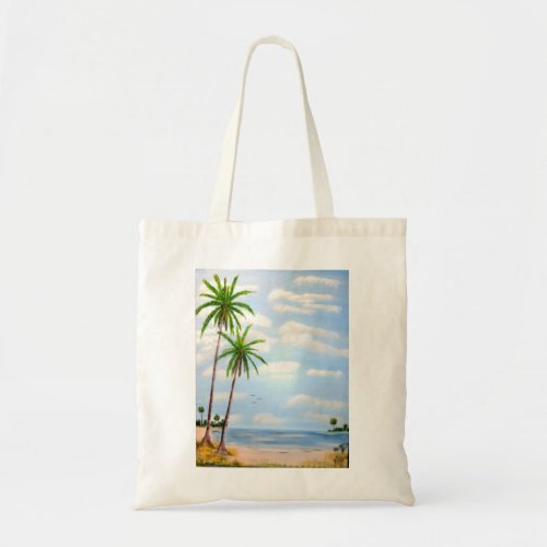 Tropical Blue Sky Tote Bag