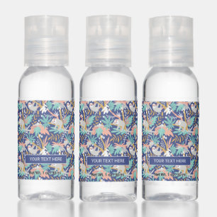 Tropical Blue Sloth Pattern Hand Sanitizer