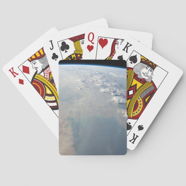 Tropical Blue Waters Of The Persian Gulf. 2 Poker Cards (Back)
