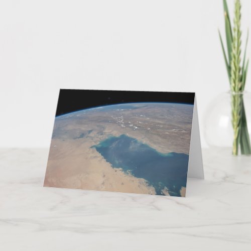 Tropical Blue Waters Of The Persian Gulf Card