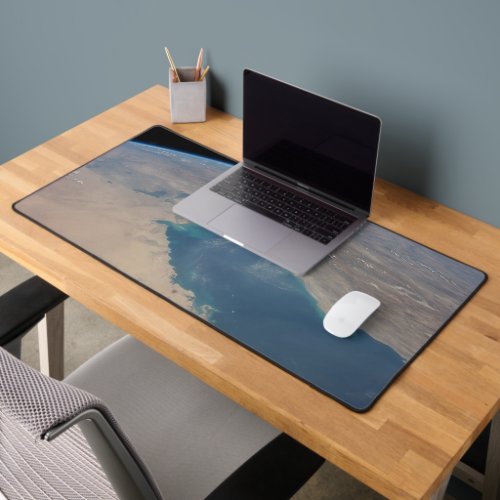 Tropical Blue Waters Of The Persian Gulf Desk Mat