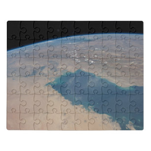 Tropical Blue Waters Of The Persian Gulf. Jigsaw Puzzle