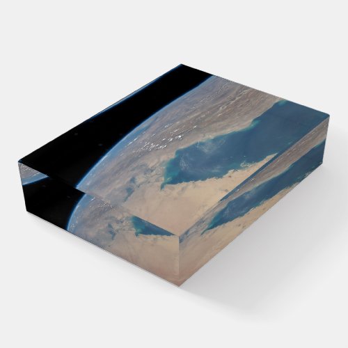 Tropical Blue Waters Of The Persian Gulf Paperweight