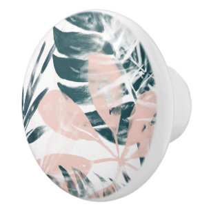 Tropical Blush Ceramic Knob
