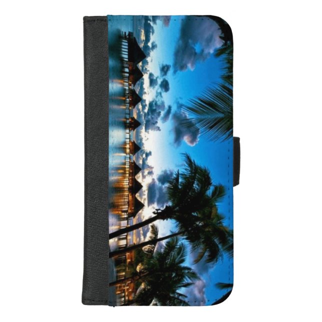 Tropical Bora Bora Wallet Case (Front)