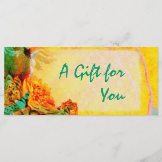 Tropical Borders Gift Certificate template