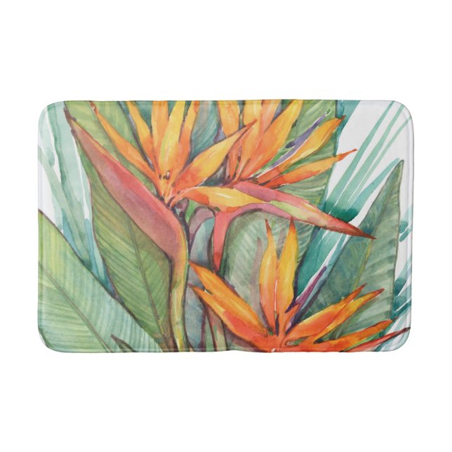 Tropical Botanical Paradise II Bath Mat (Front)