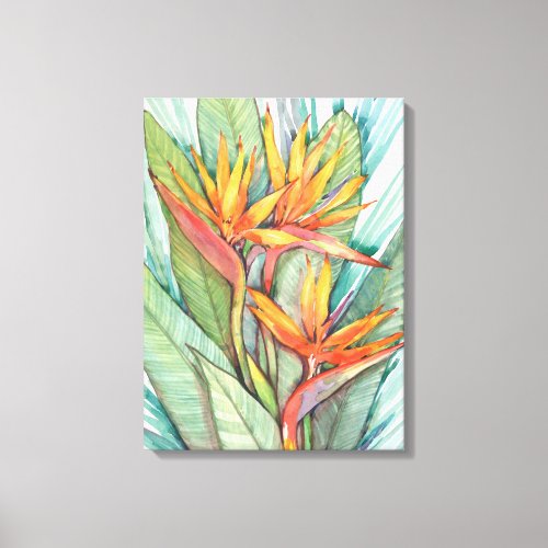 Tropical Botanical Paradise II Canvas Print