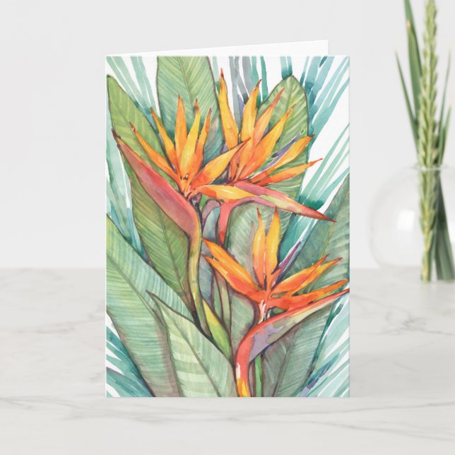 Tropical Botanical Paradise II Card (Front)