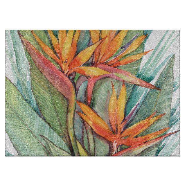 Tropical Botanical Paradise II Cutting Board (Front)