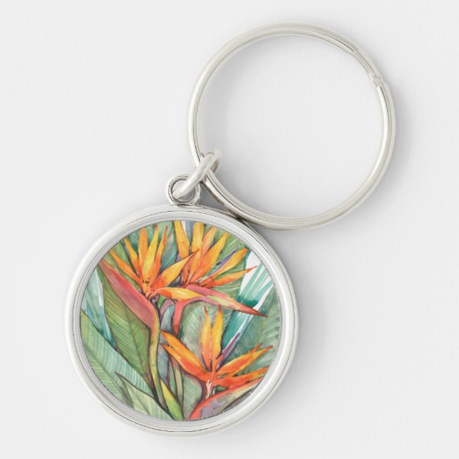 Tropical Botanical Paradise II Keychain (Front)