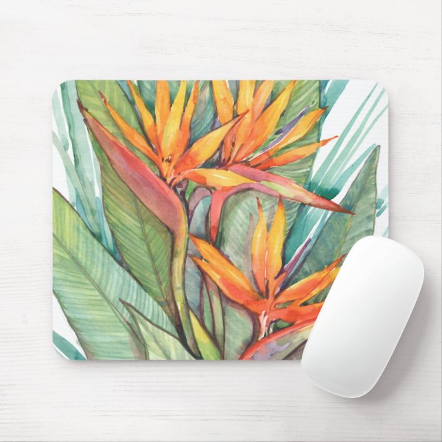 Tropical Botanical Paradise II Mouse Pad (With Mouse)