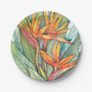 Tropical Botanical Paradise II Paper Plates