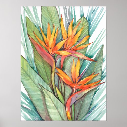 Tropical Botanical Paradise II Poster