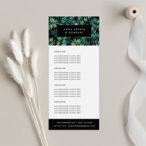 Tropical Botanical | Pricing or Services Rack Card