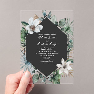 Tropical Botanical Wedding Invitation