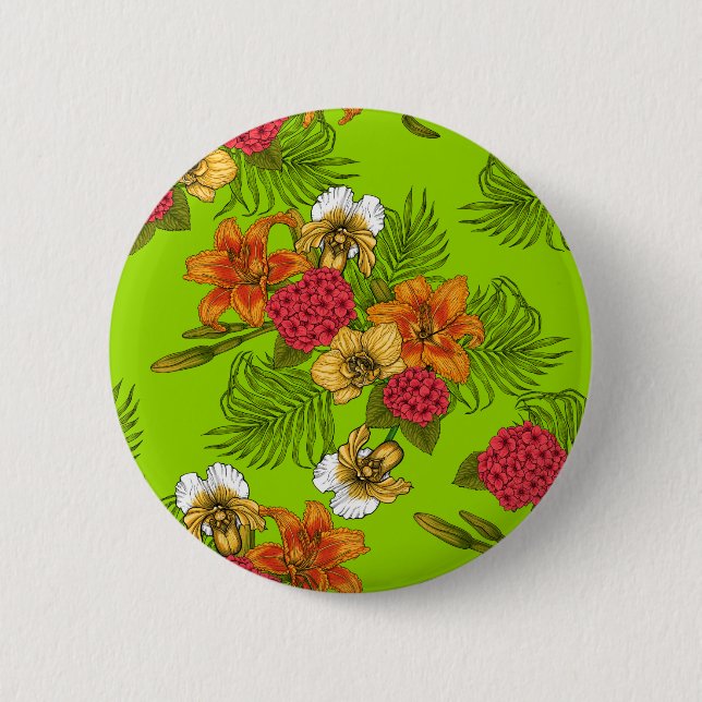 Tropical bouquet button (Front)