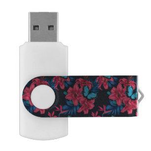 Tropical bouquet flash drive