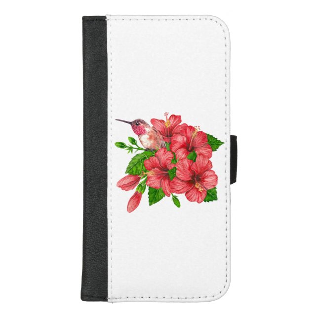 Tropical bouquet iPhone wallet case (Front)