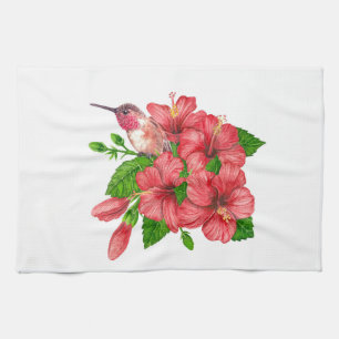 Tropical bouquet kitchen towel