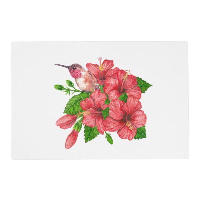 Tropical bouquet placemat (Front)