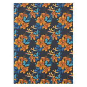 Tropical bouquet tablecloth
