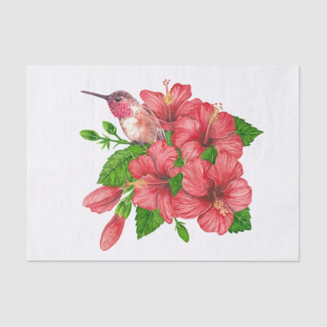 Tropical bouquet tissue paper (Front)