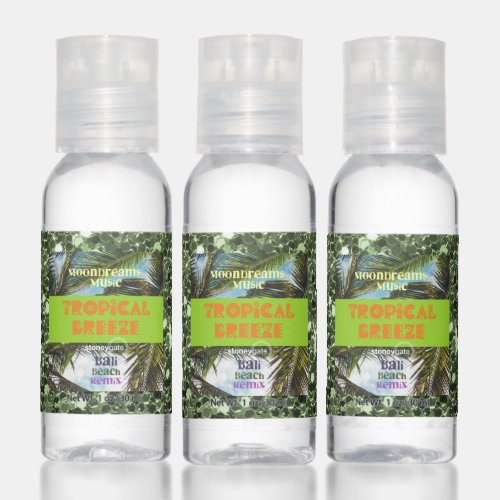 Tropical Breeze Bali Beach Green Hand Sanitizer