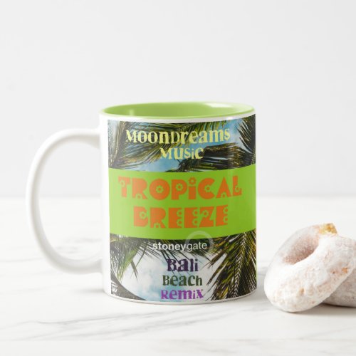 Tropical Breeze Bali Beach Two_Tone Coffee Mug