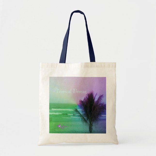 Tropical Breeze Budget Tote Bag (Front)