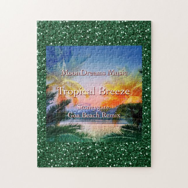 Tropical Breeze Goa Beach Jigsaw Puzzle (Vertical)