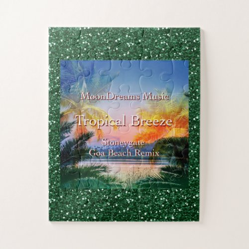 Tropical Breeze Goa Beach Jigsaw Puzzle