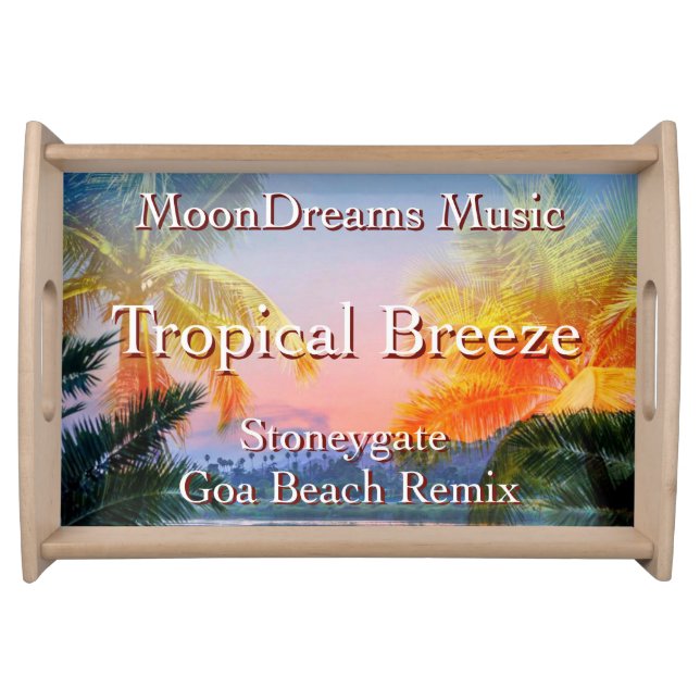 Tropical Breeze Goa Beach Serving Tray (Front)