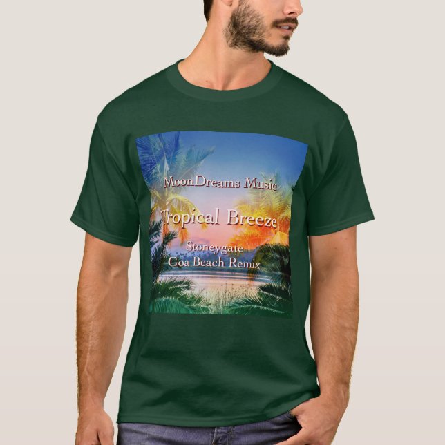 Tropical Breeze Goa Beach T-Shirt (Front)