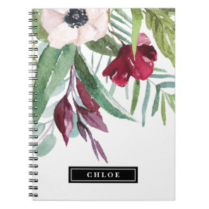 Tropical Breeze Personalized Spiral Notebook