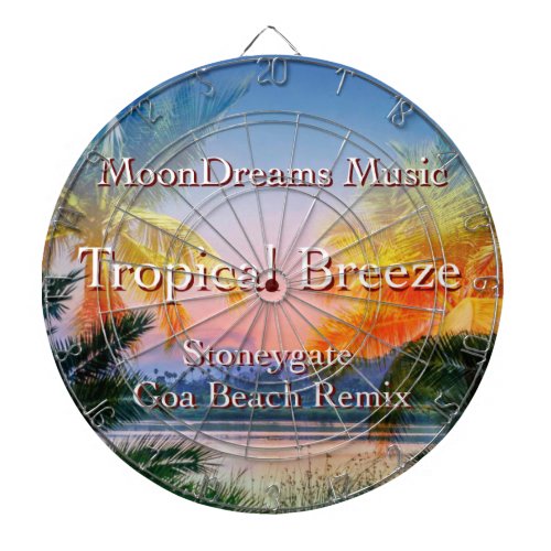 Tropical Breeze Stoneygate Goa Beach Remix Dart Board