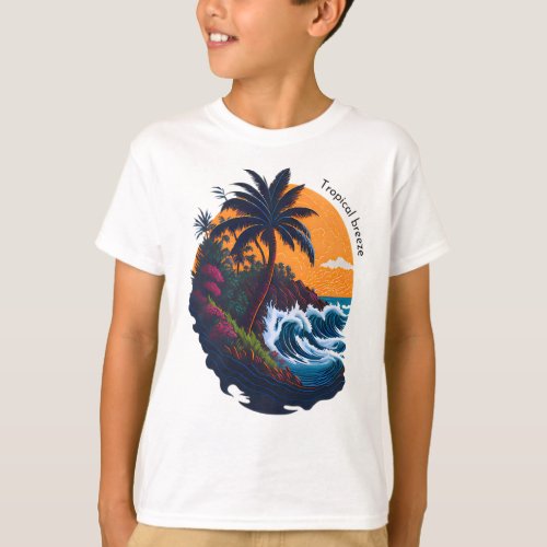 Tropical Breeze  T_Shirt