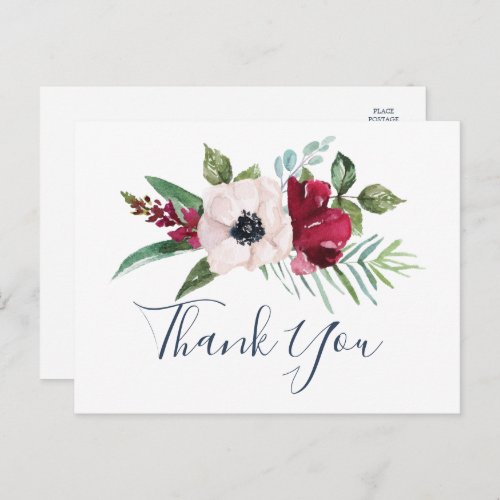 Tropical Breeze Thank You Postcard