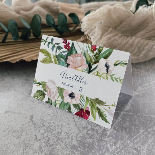 Tropical Breeze Wedding Place Cards