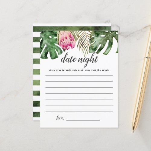 Tropical Bridal Shower Date Night Ideas