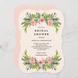 Tropical Bridal Shower Invitation