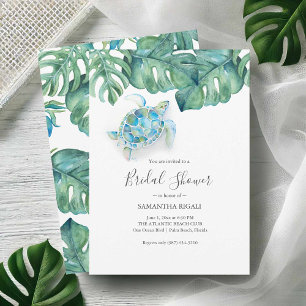 Tropical Bridal Shower Invitations Printing