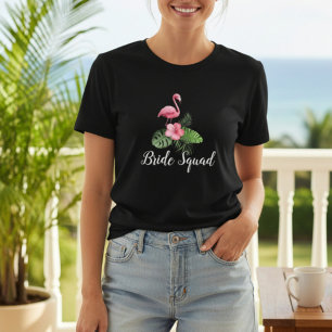 Tropical Bride Squad Bridesmaid Party T-Shirt